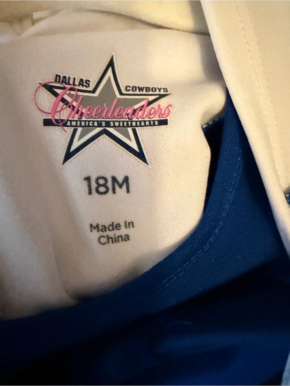 NFL Blue and White Dallas Cowboys Dress